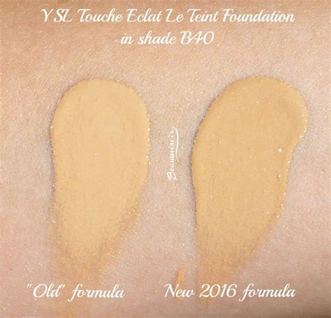 ysl touche eclat foundation new vs old|touche eclat foundation shades.